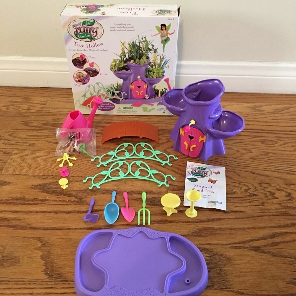 My Fairy Garden Tree Hollow Indoor Kids Garden Kit Play Set - Partial
